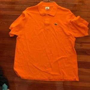Lacoste Orange Polo Shirt